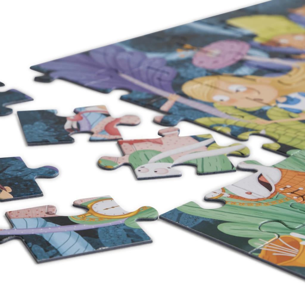 ALİCE HARİKALAR DİYARINDA PUZZLE (YAPBOZ) 48 PARÇA  