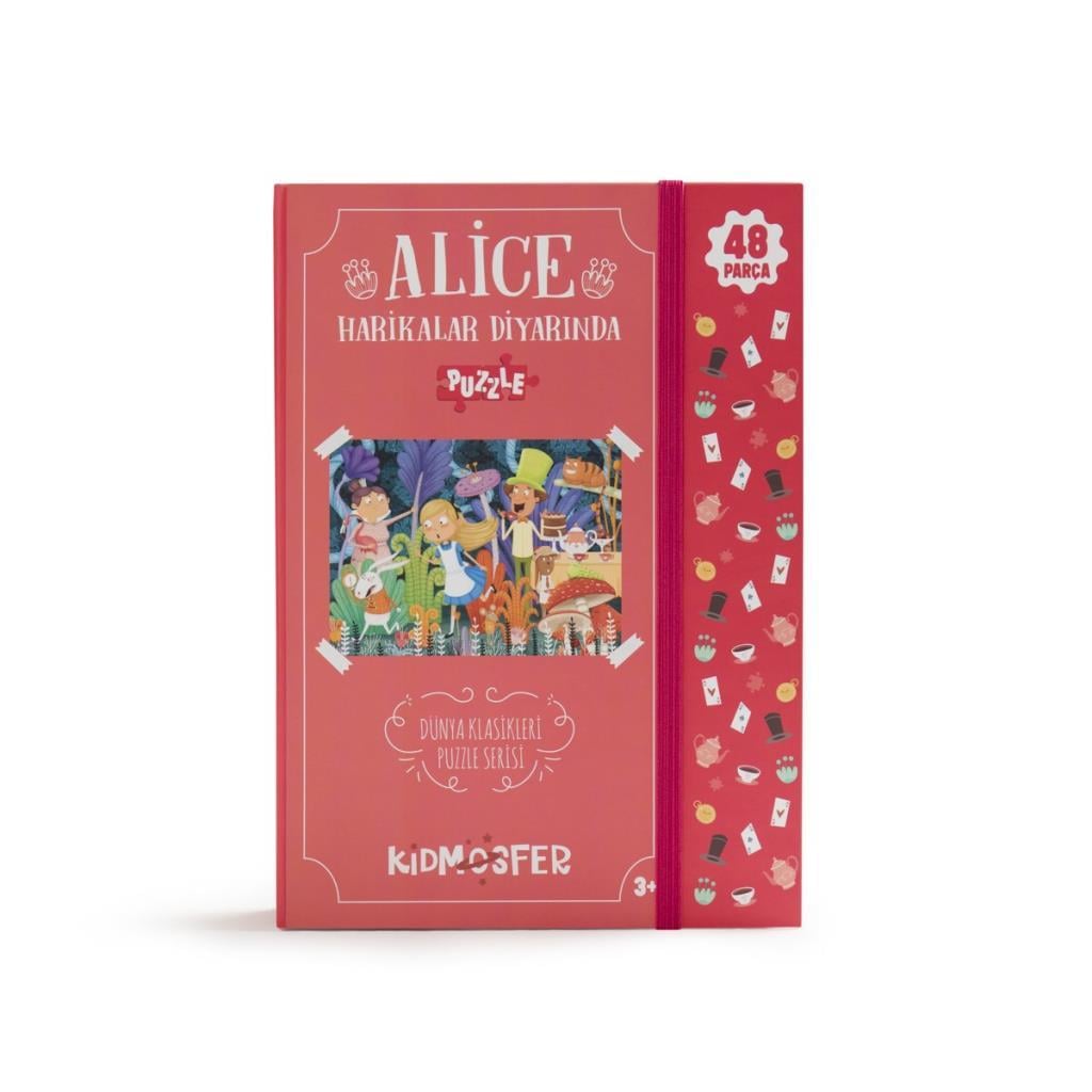 ALİCE HARİKALAR DİYARINDA PUZZLE (YAPBOZ) 48 PARÇA  