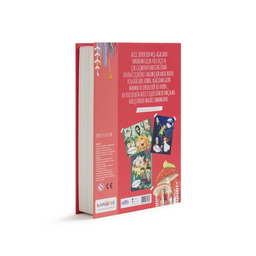 ALİCE HARİKALAR DİYARINDA PUZZLE (YAPBOZ) 48 PARÇA  