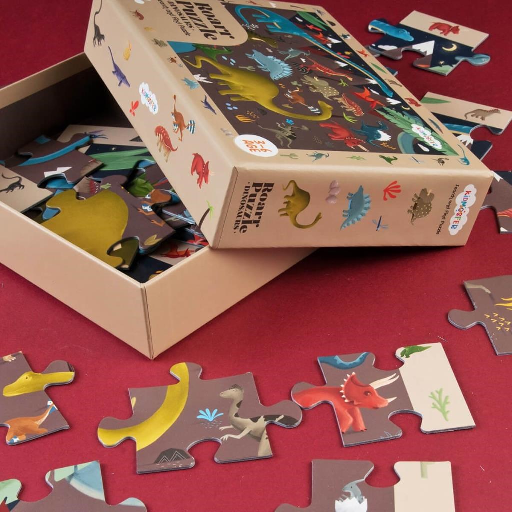 Ara-Bul Puzzle (Yapboz) - Dinozorlar 35 Parça  