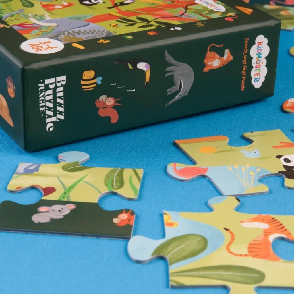 Ara-Bul Puzzle (Yapboz) - Orman Hayvanları 35 Parça  