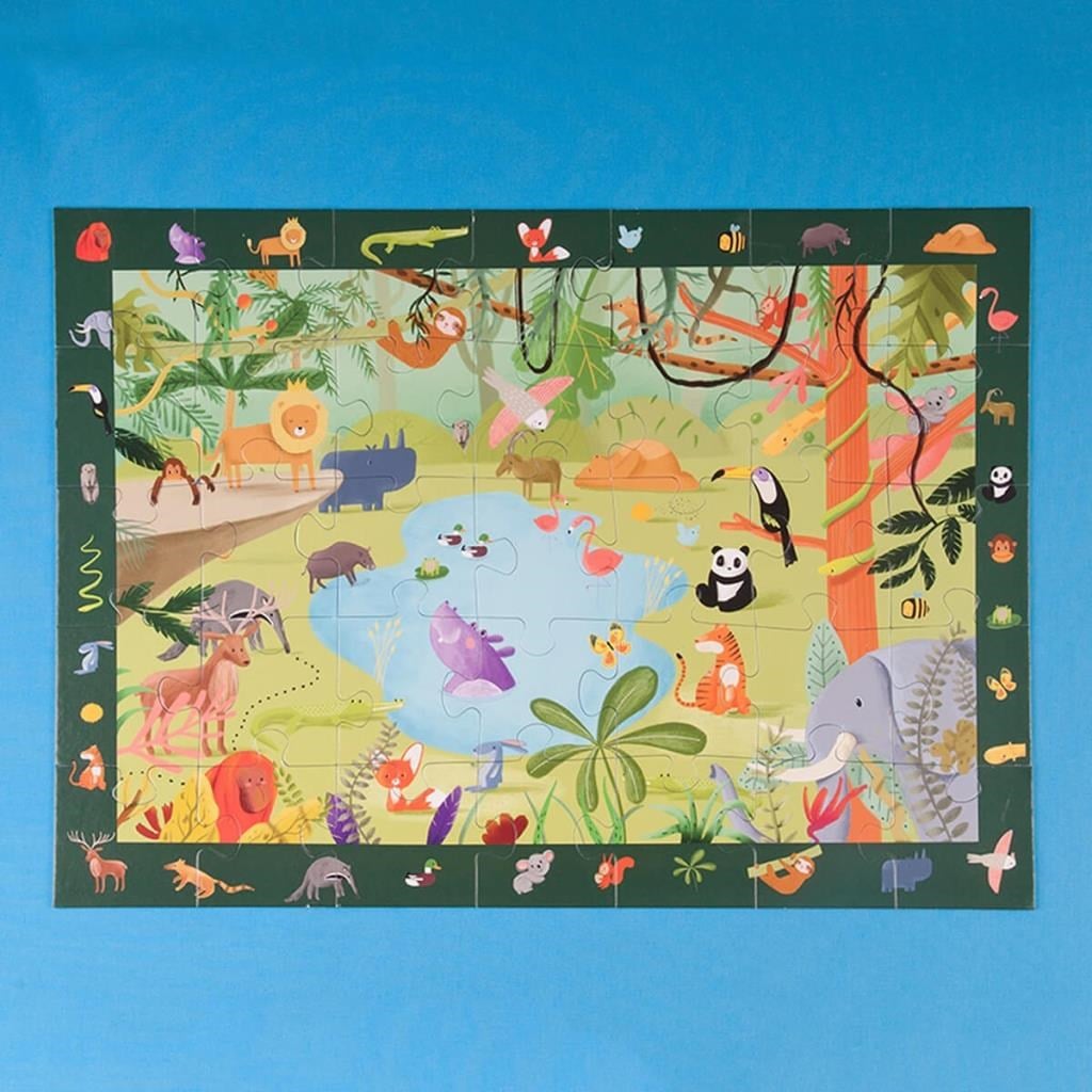 Ara-Bul Puzzle (Yapboz) - Orman Hayvanları 35 Parça  