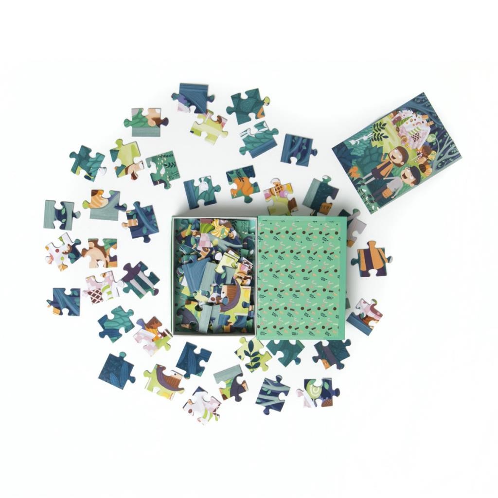 Hansel ile Gretel Puzzle (Yapboz) 48 Parça  