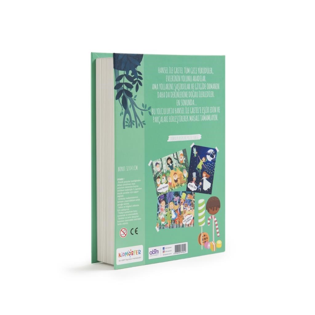 Hansel ile Gretel Puzzle (Yapboz) 48 Parça  