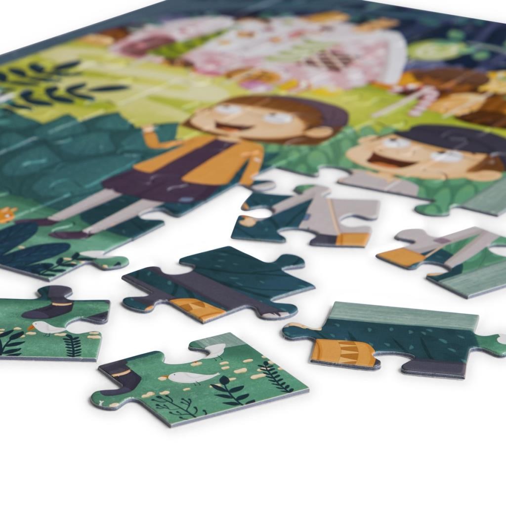 Hansel ile Gretel Puzzle (Yapboz) 48 Parça  