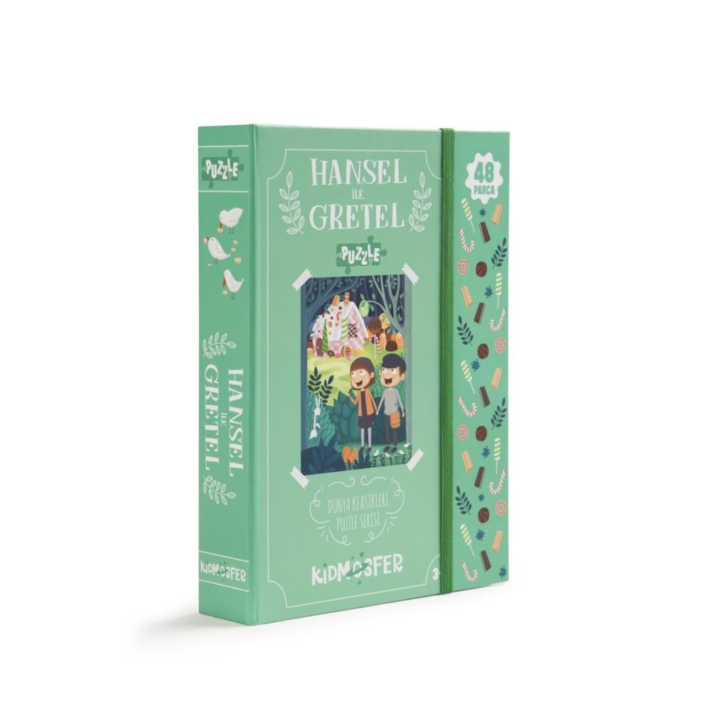 Hansel ile Gretel Puzzle (Yapboz) 48 Parça  