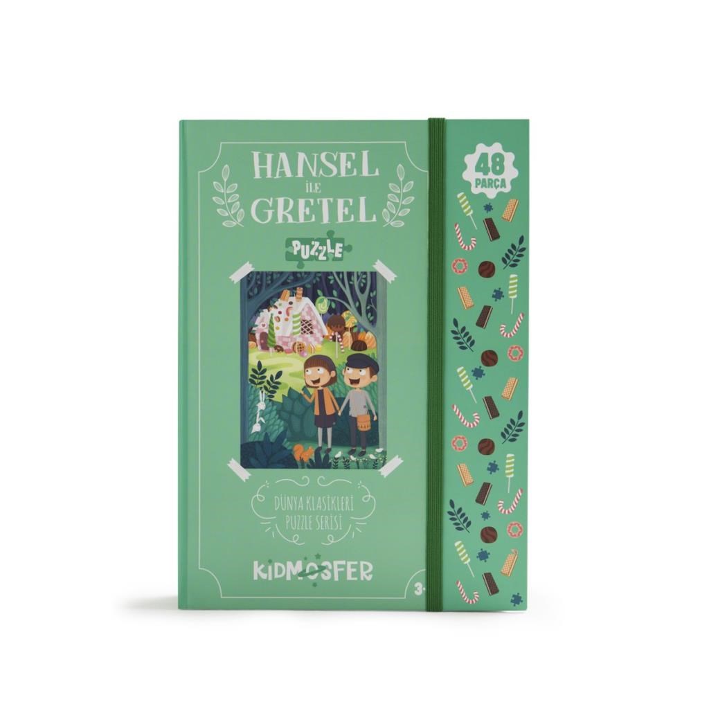 Hansel ile Gretel Puzzle (Yapboz) 48 Parça  