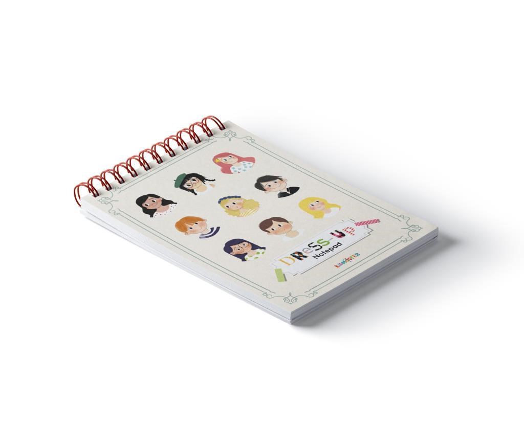 Kes-Tasarla Defter  Dress-Up Notepad
