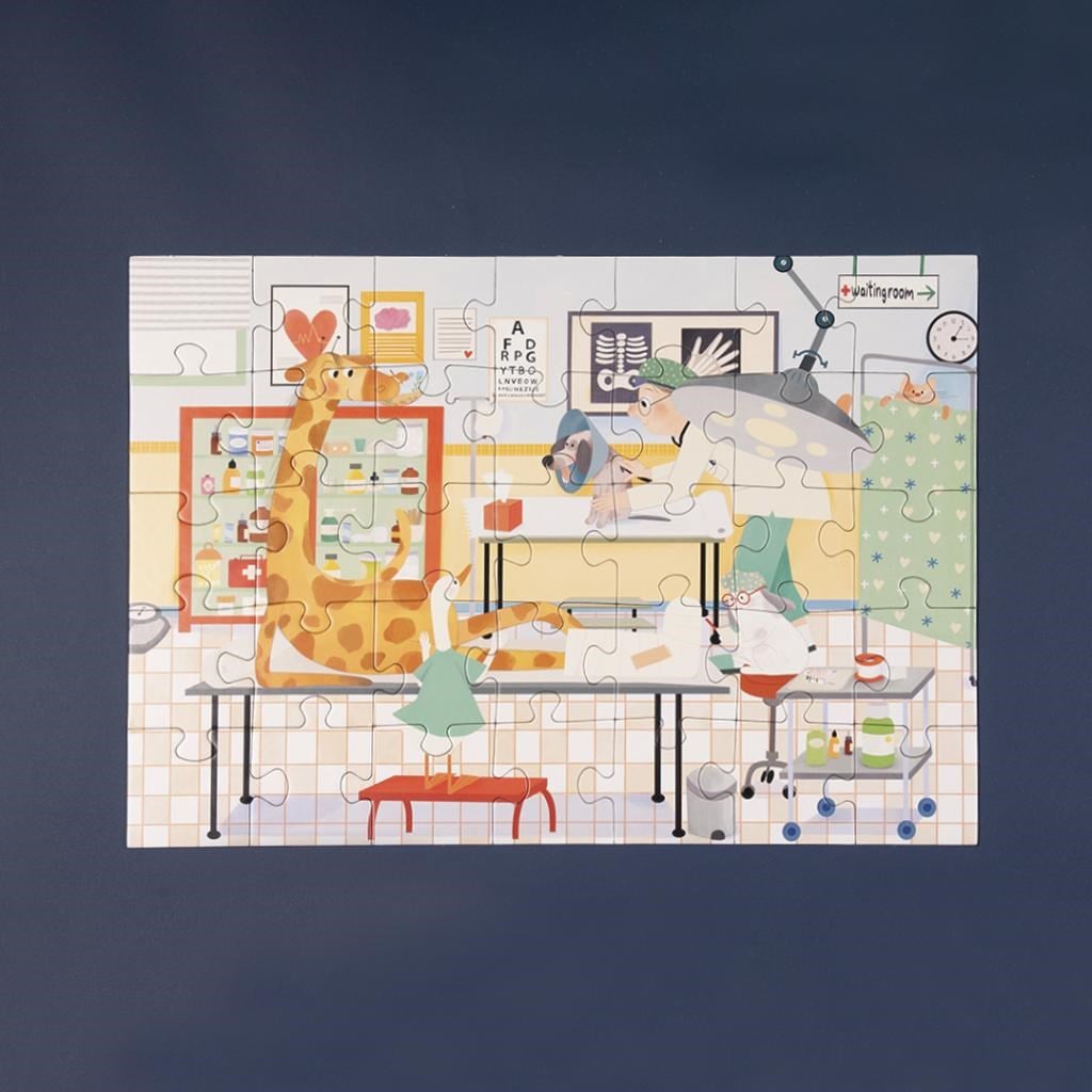 Where Are You / Neredesin / Hastane Puzzle (Yapboz) / 35 Parça 3+ Yaş  B0F5HJLPGZ