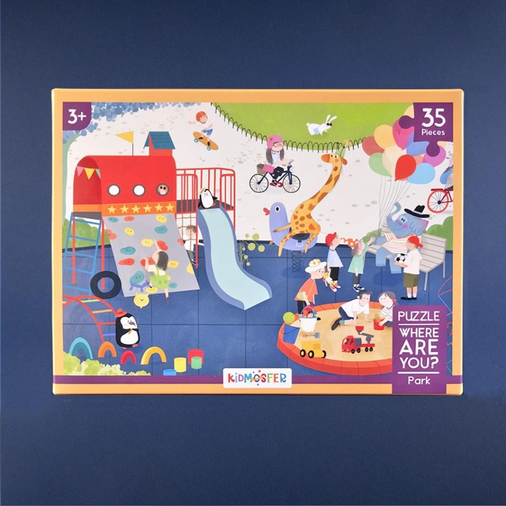 Where Are You / Neredesin / Park Puzzle (Yapboz) / 35 Parça 3+ Yaş  B0F5HJCLL9