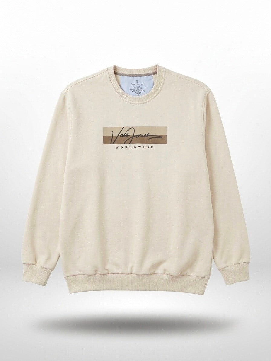 Büyük Beden Erkek Baskılı SweatShirt