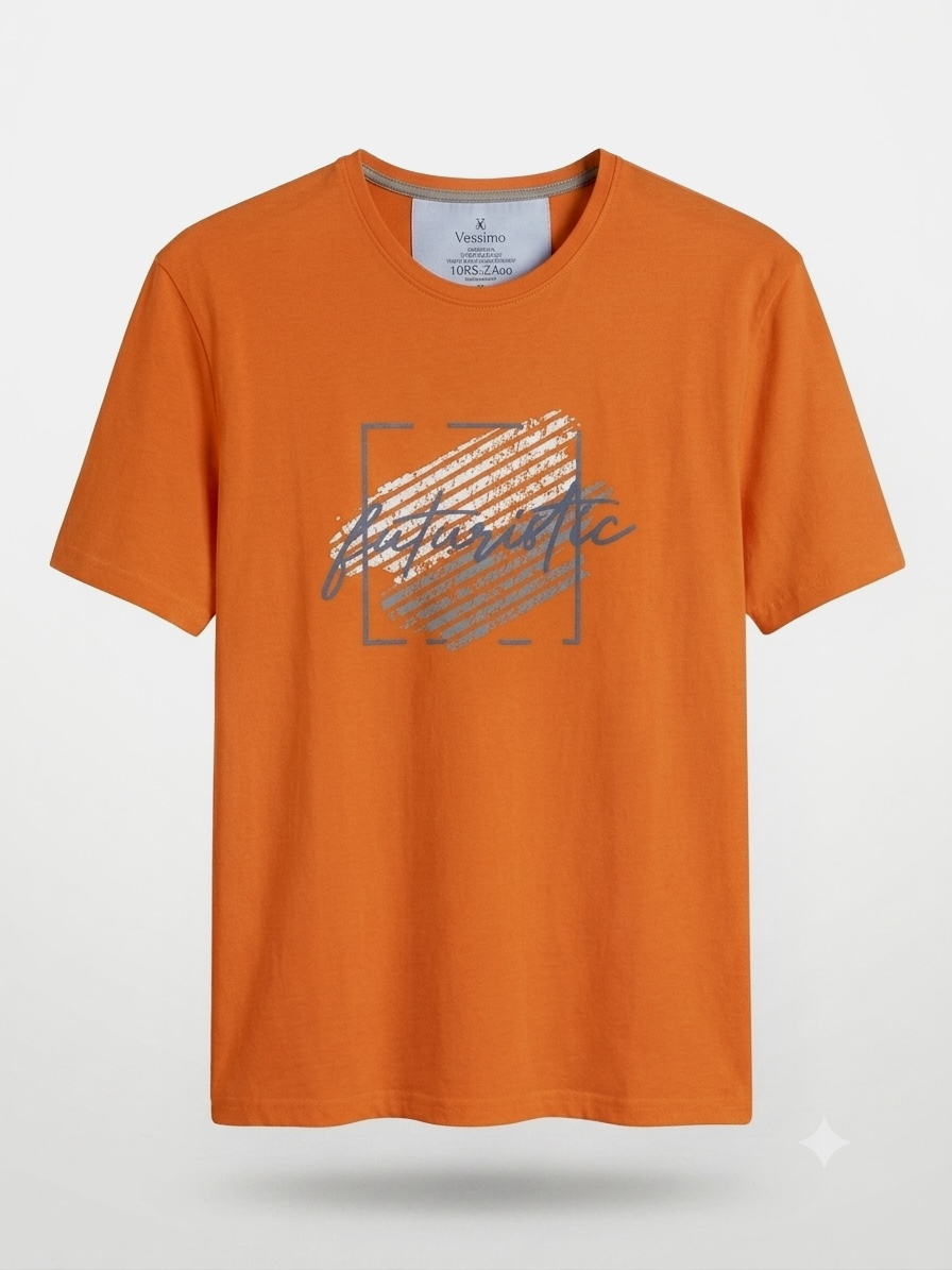Büyük Beden Erkek Baskılı T-Shirt