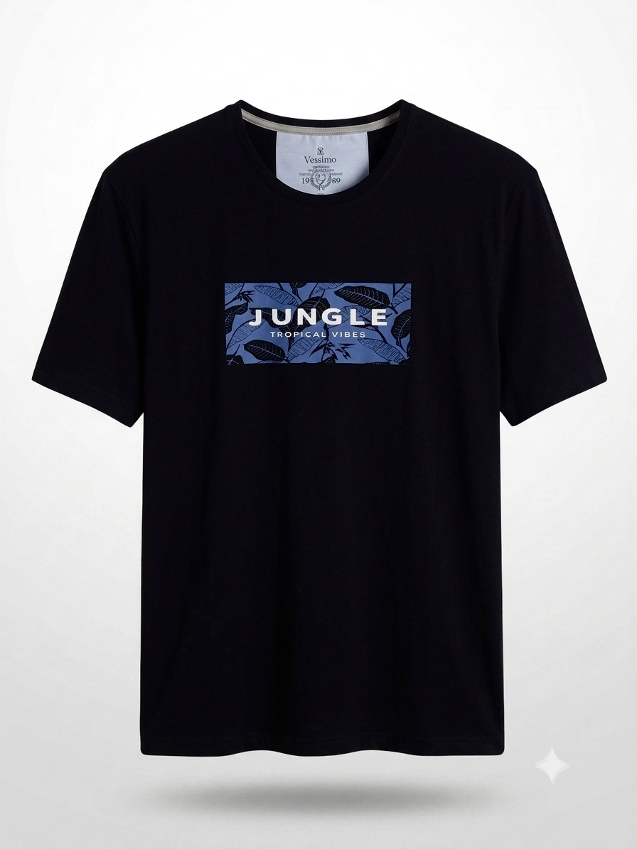 Büyük Beden Erkek Baskılı T-Shirt