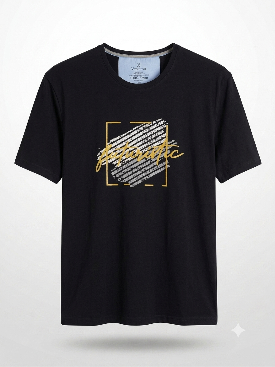 Büyük Beden Erkek Baskılı T-Shirt