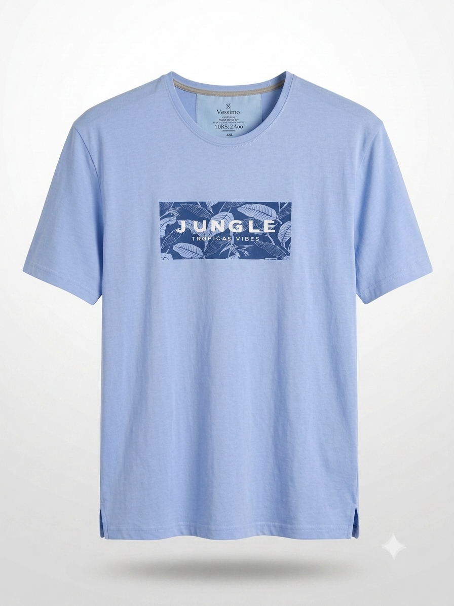 Büyük Beden Erkek Baskılı T-Shirt