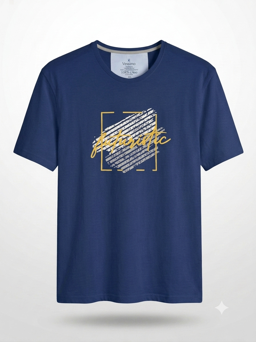 Büyük Beden Erkek Baskılı T-Shirt
