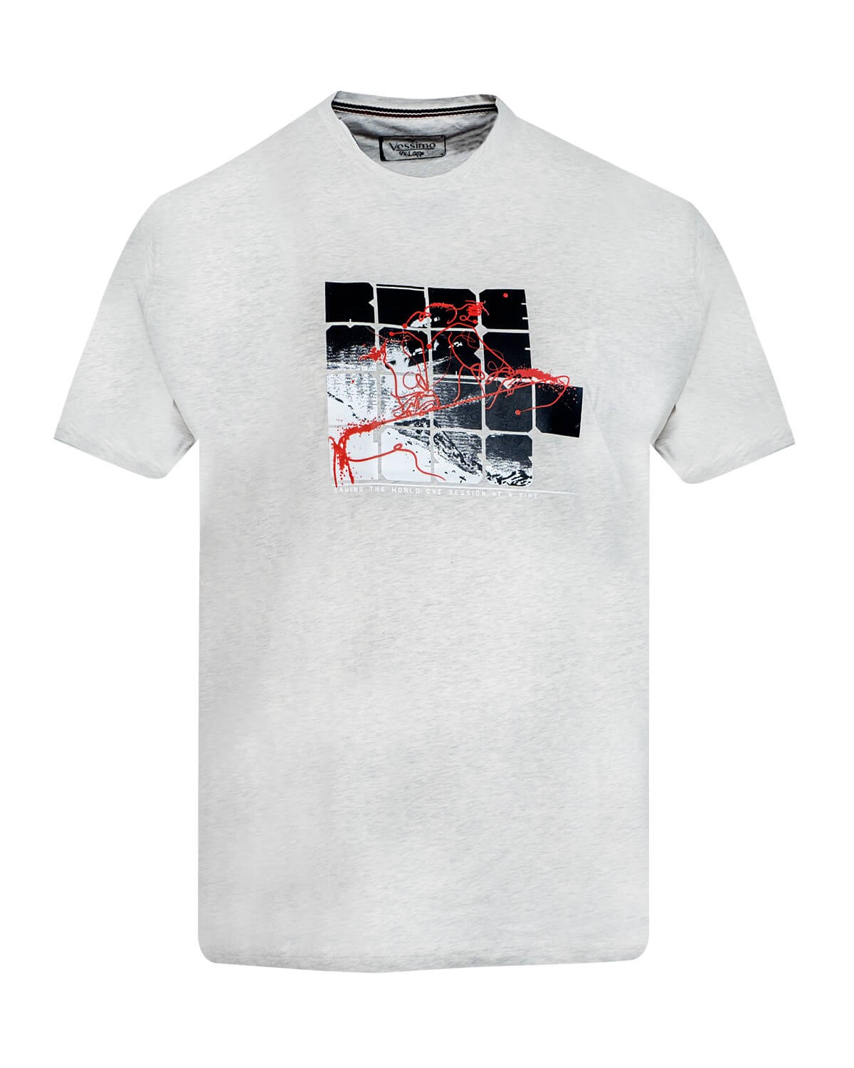 Büyük Beden Erkek Baskılı T-Shirt