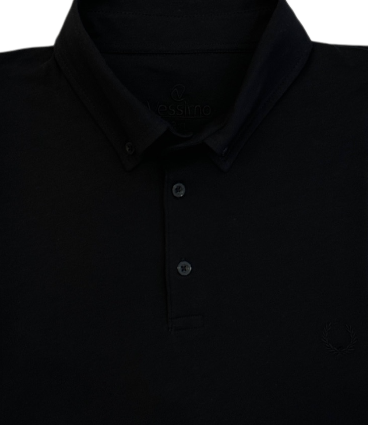 Büyük Beden Erkek Polo Yaka T-Shirt Siyah