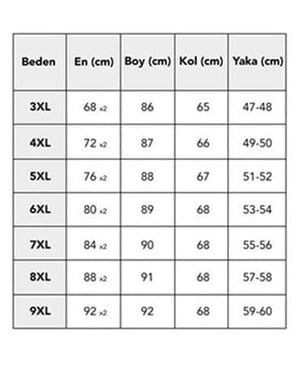Büyük Beden Erkek Uzun Kol Gömlek