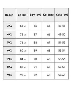 Büyük Beden Erkek Uzun Kol Gömlek