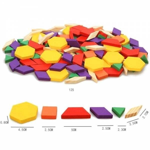 125 Parça Ahşap Tangram