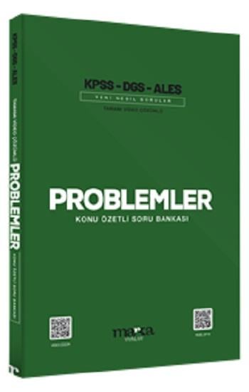 2024 KPSS DGS ALES Problemler Konu Özetli Yeni Nesil Soru Bankası Tamamı Video Çözümlü (Ciltli)