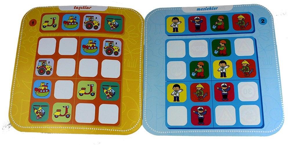 3 Yaş 4x4 Sudoku 4'lü Set