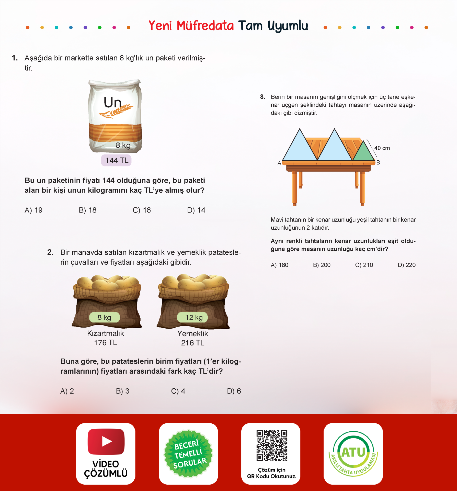 5. Sınıf Doğru Başlangıç Matematik Soru Bankası | Yeni Nesil Soru Bankası