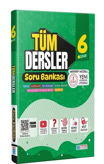 6. Sınıf Tüm Dersler Soru Bankası (Maarif Model)
