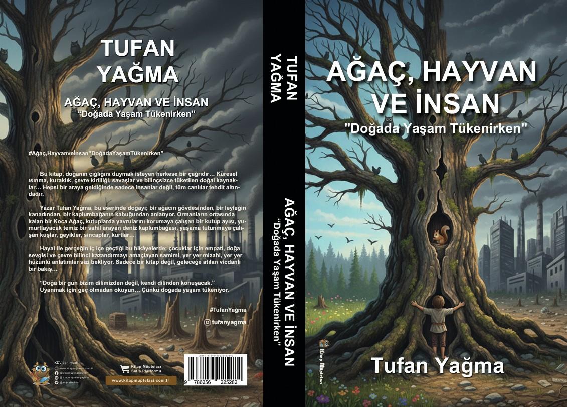 Ağaç, Hayvan ve İnsan “Doğada Yaşam Tükenirken” , Tufan Yağma , Kitap Müptelası Yayınları , 9786256225282 ,