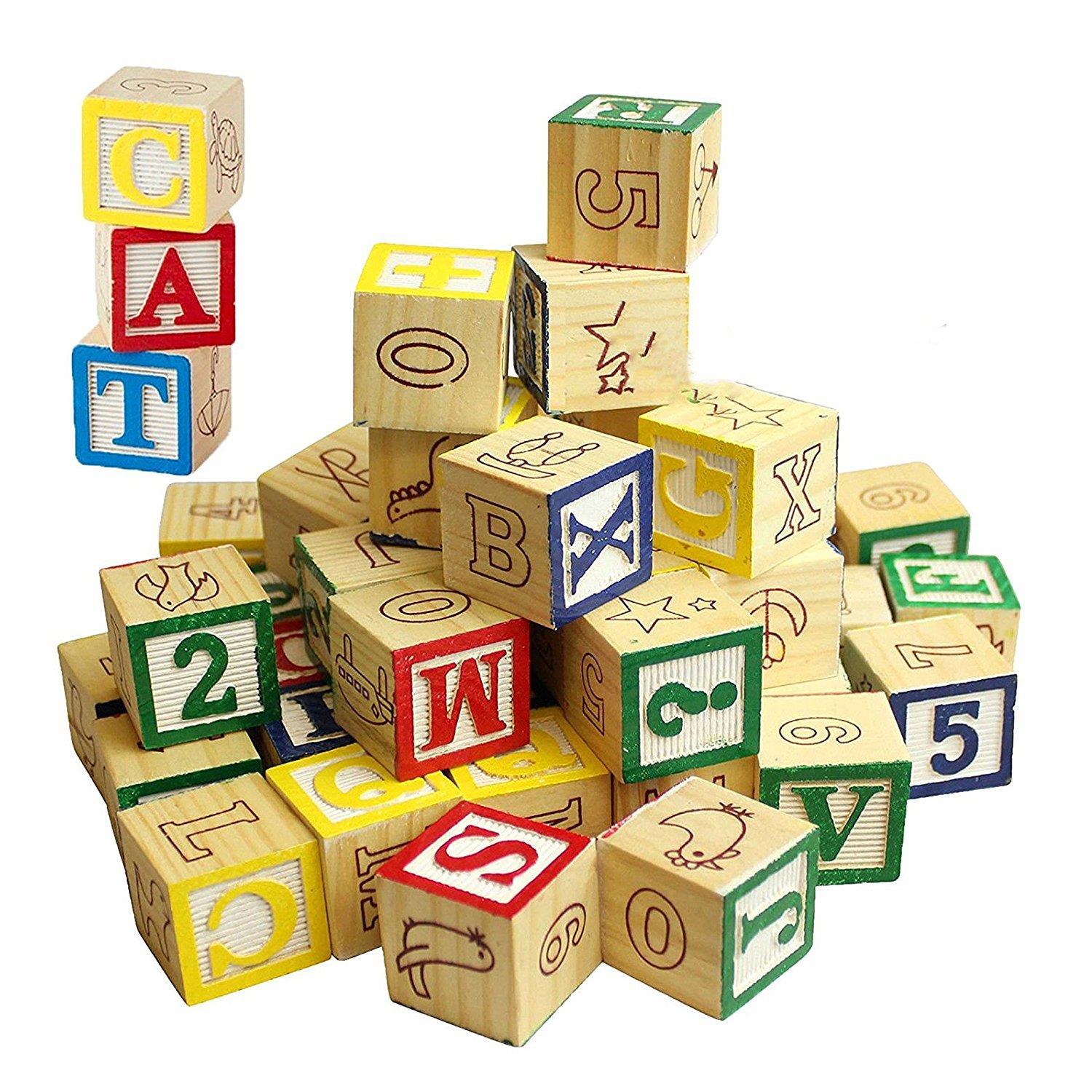 Ahşap ABC Blokları 48 Parça