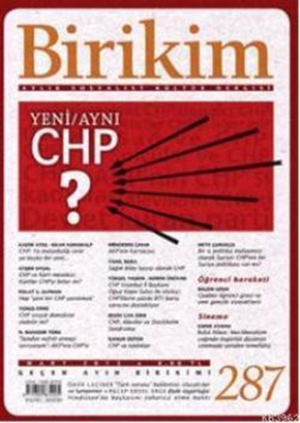 Birikim Sayı 287