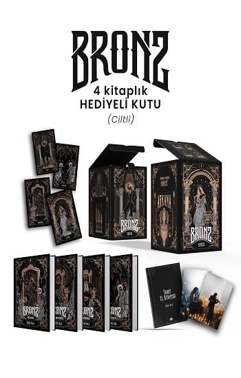 Bronz Serisi - 4 Kitaplık Ciltli Hediyeli Kutu
