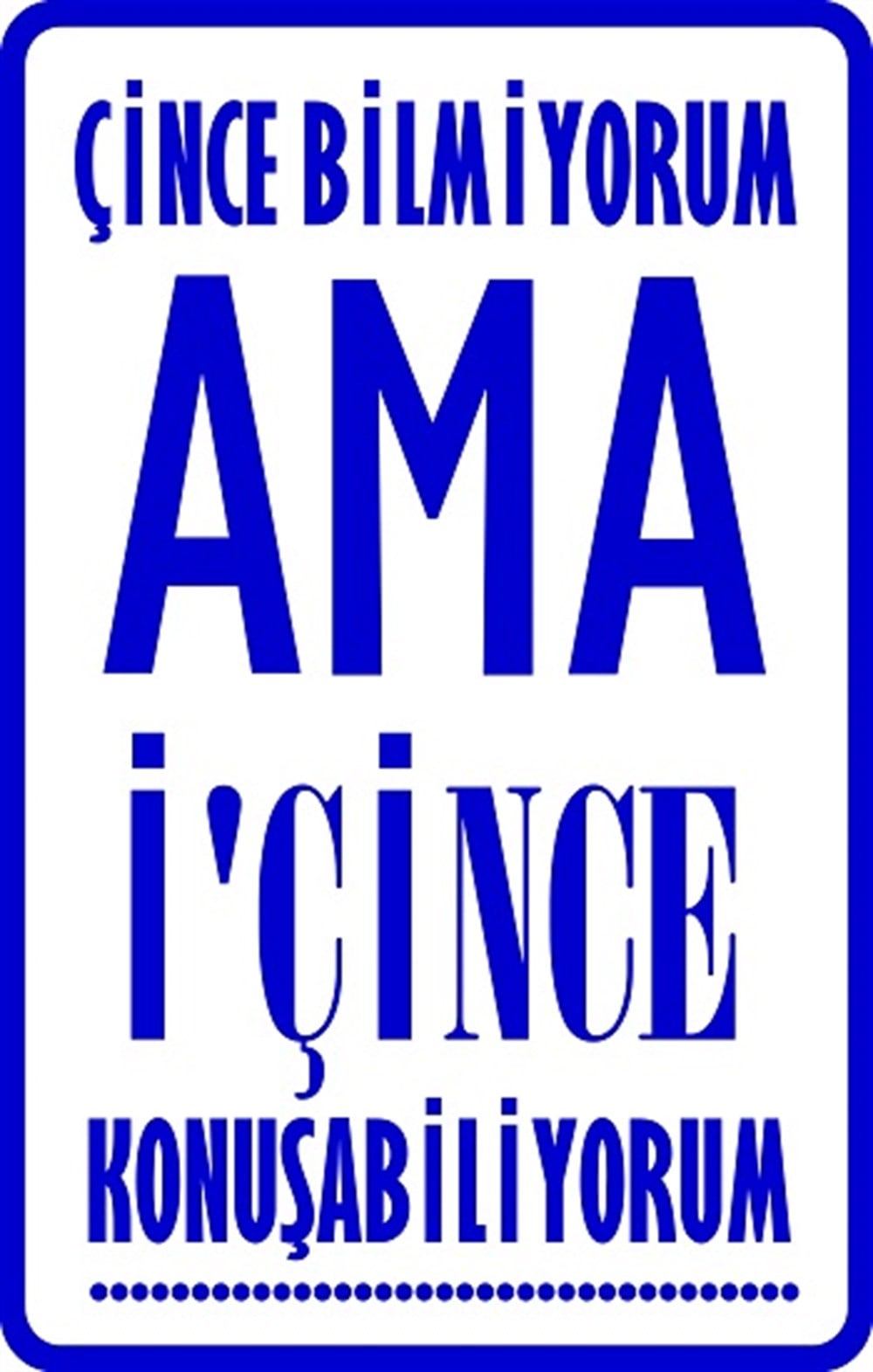 ÇİNCE - POSTER