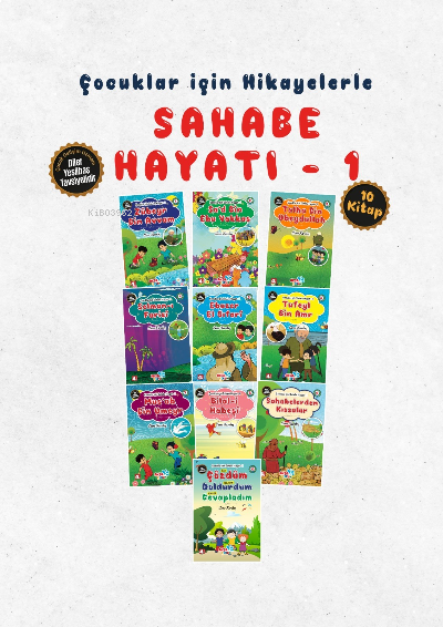 Çocuklar İçin Sahabe Hayatı-1 (10 Kitap Takım) , Cuma Karakoç , Aksa Çocuk , 9786057152596 ,