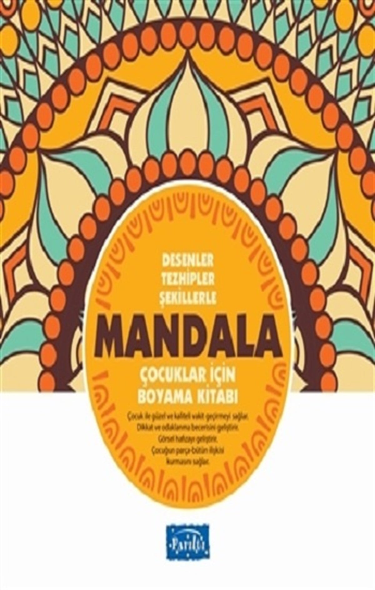 Desenler Tezhipler Şekillerle Mandala - Sarı Kitap