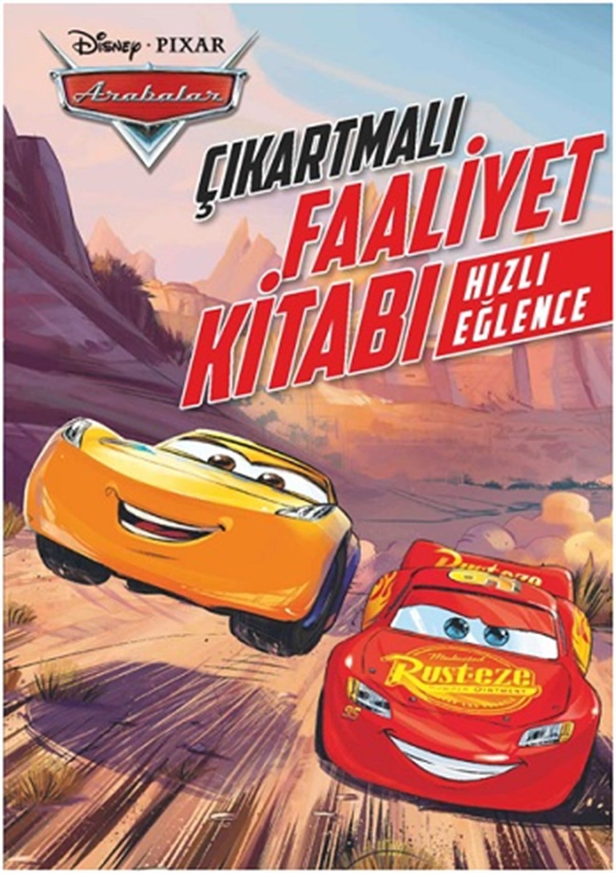 Disney Arabalar - Hızlı Eğlence - Çıkarmatma Boyama Kitabı