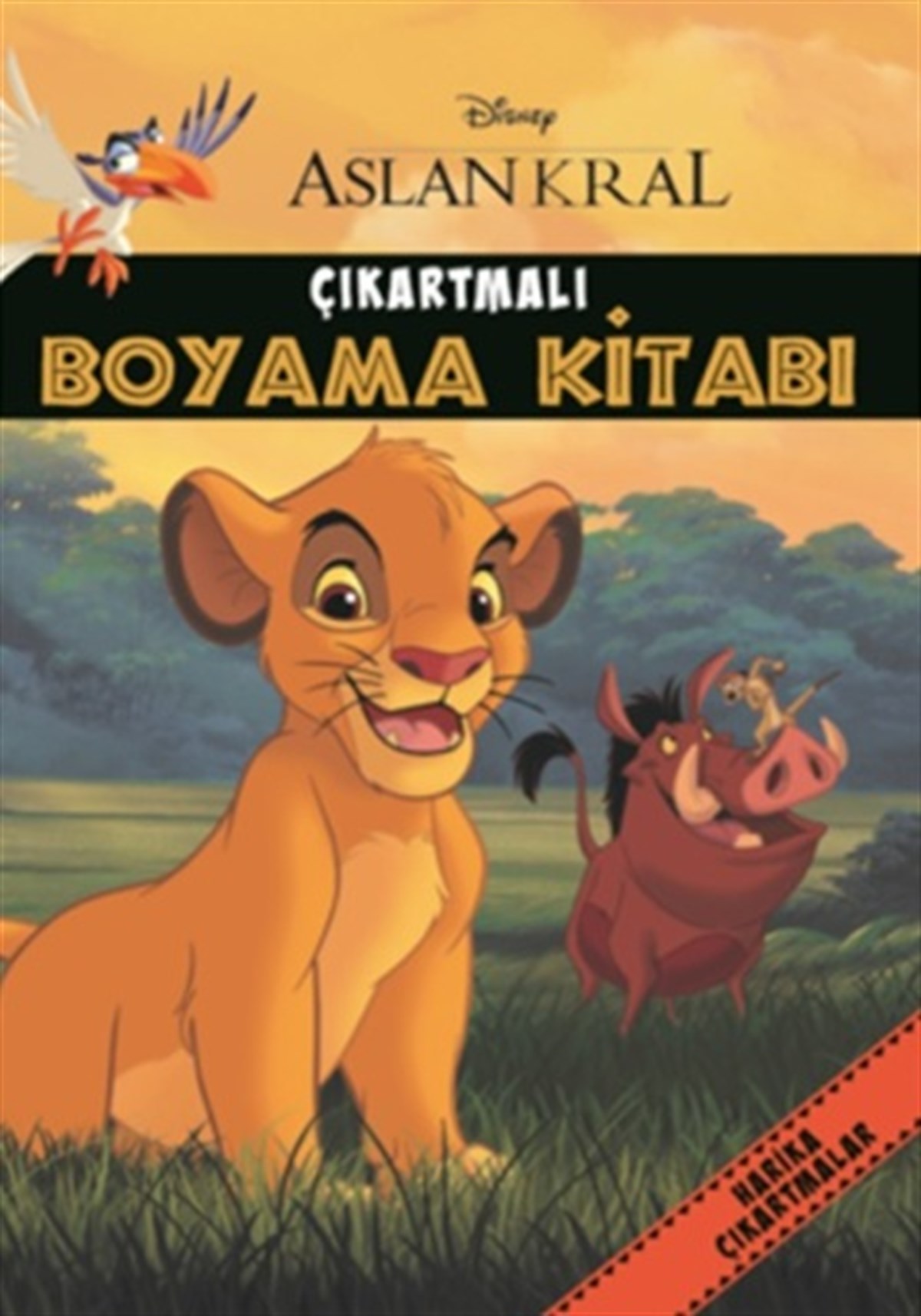 Disney Aslan Kral Çıkartmalı Boyama  Kitabı