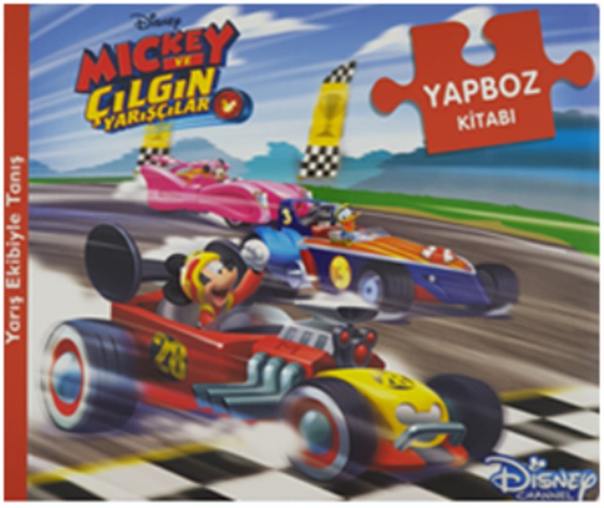 Disney Mickey ve Çılgın Yarışçılar Yapboz Kitabı