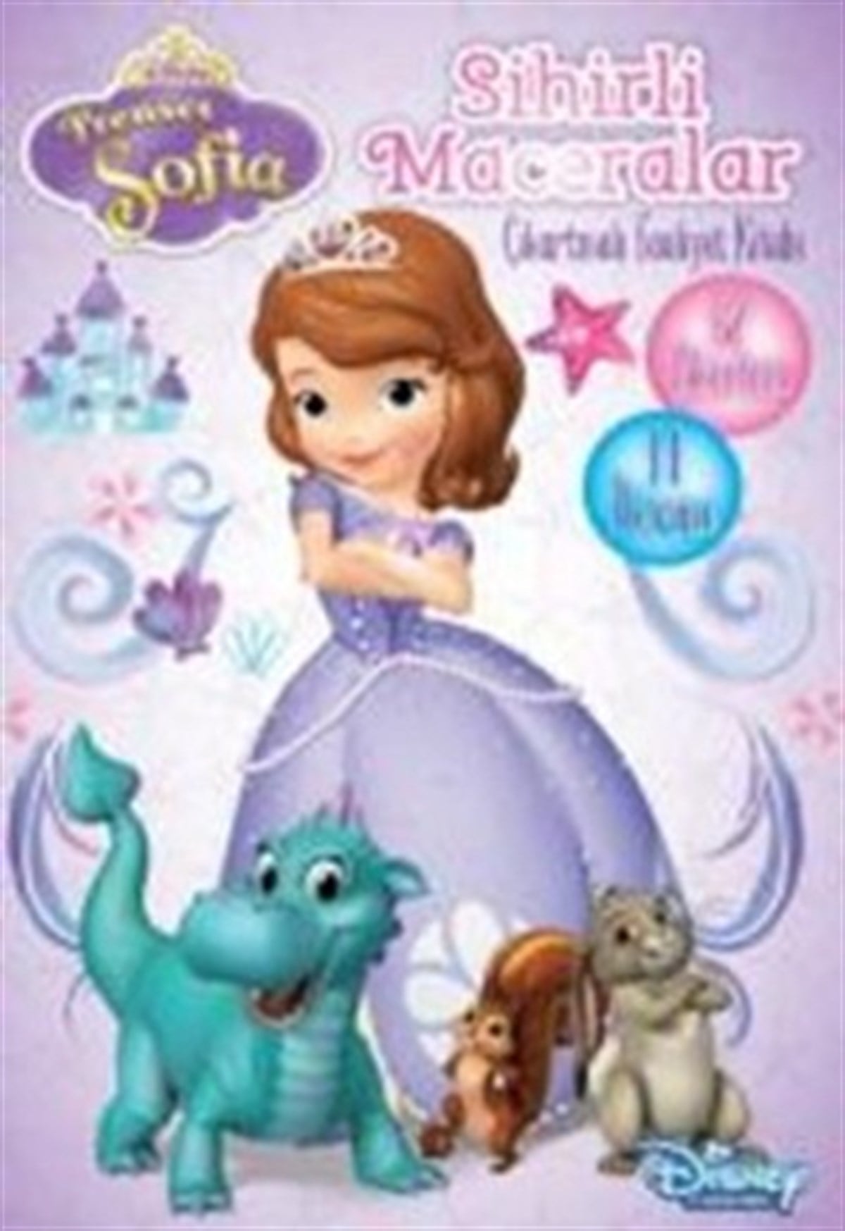 Disney Prenses Sofia Dövmeli ve Çıkartmalı  Faaliyet Kitabı - Sihirli Maceralar