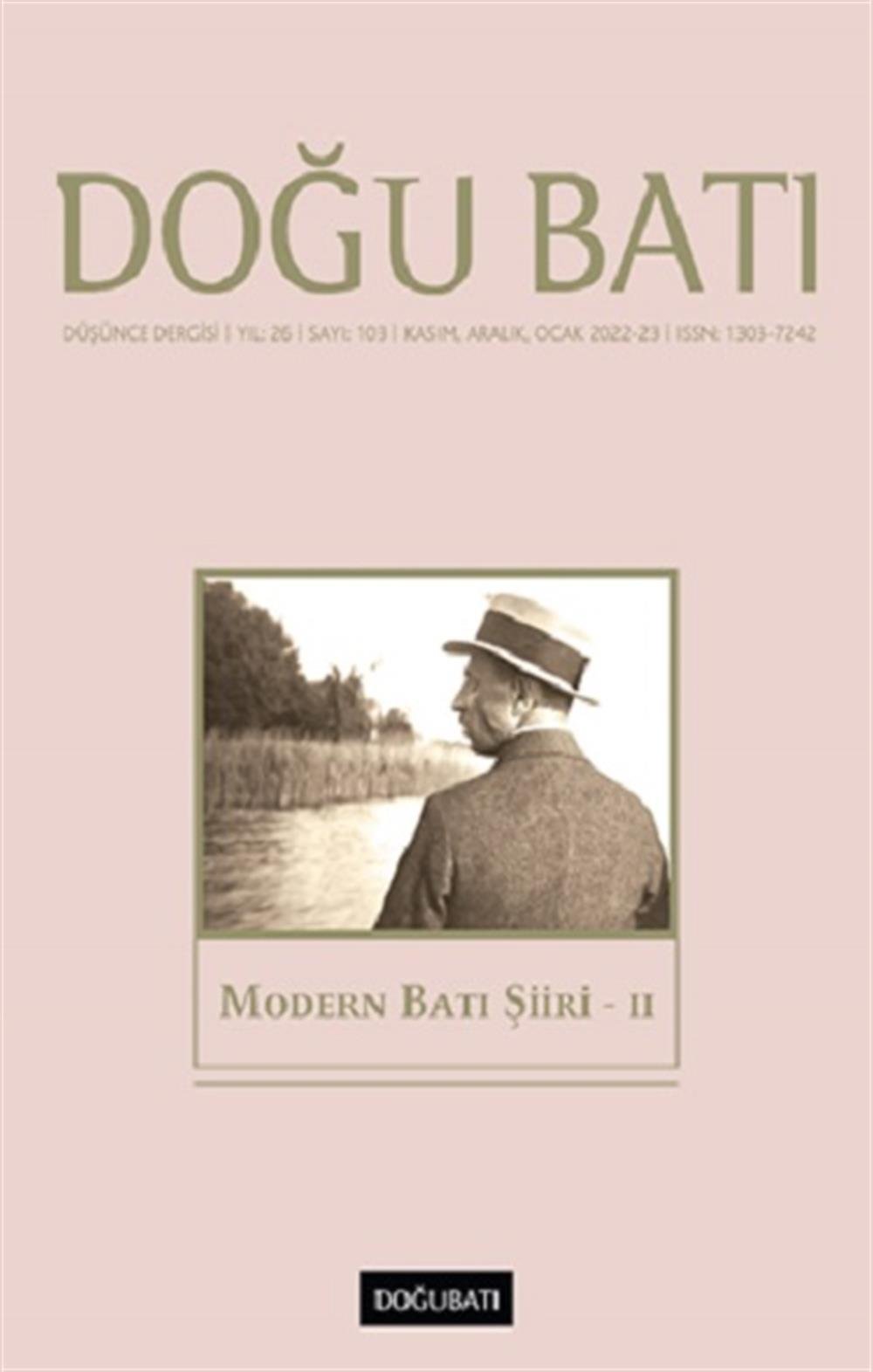 Doğu Batı Düşünce Dergisi Sayı:103 - Modern Batı Şiiri - 2