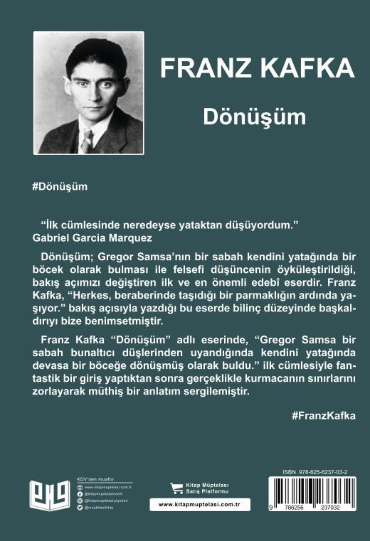Dönüşüm , Franz Kafka , Vaveyla Yayıncılık , 9786256237032 ,