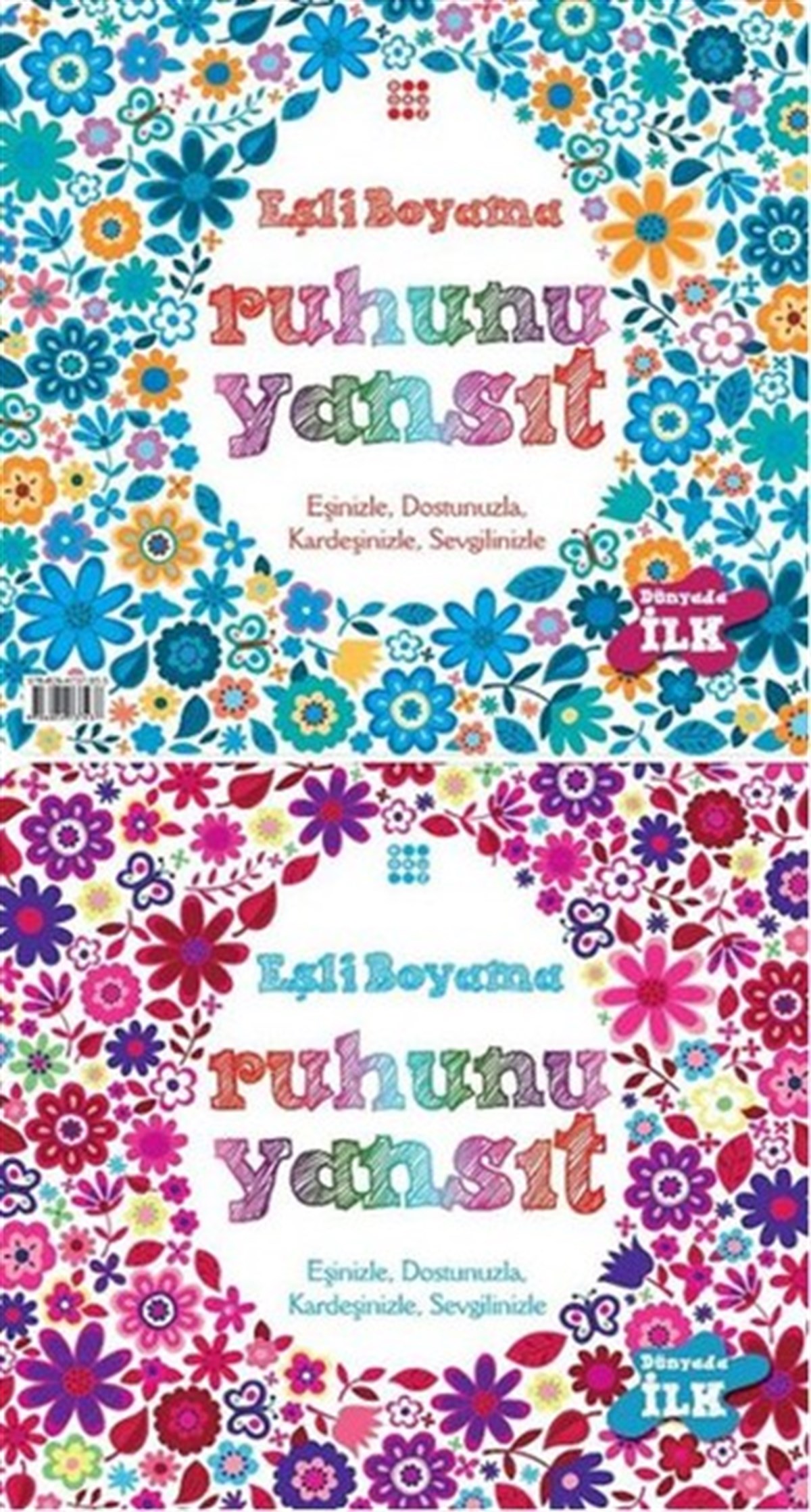 Eşli Boyama Seti - Ruhunu Yansıt (2 Kitap Takım)