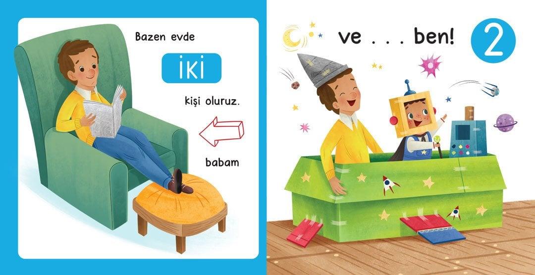 Evimizdeki Sayılar - Aile Hikayeleri Serisi (Karton Kapak)