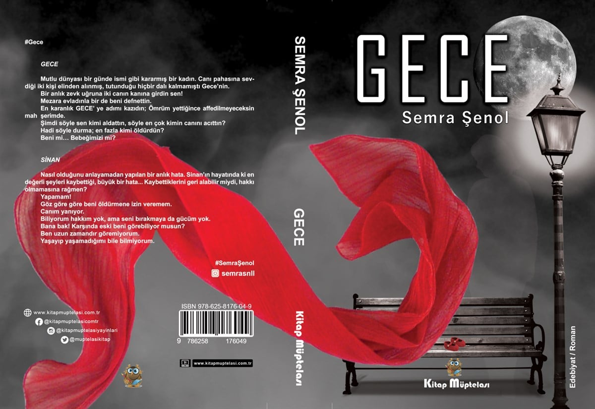 Gece , Semra Şenol , Kitap Müptelası Yayınları , 9786258176049 ,