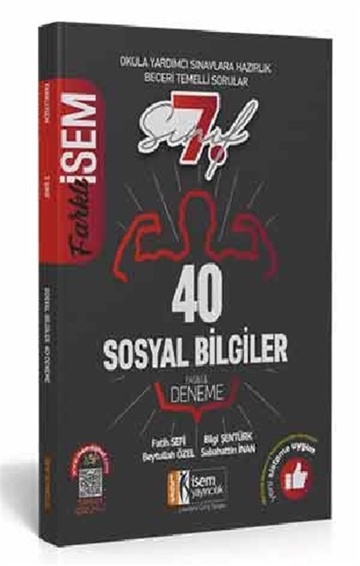 İsem Yayıncılık 2020 Farklı İsem 7. Sınıf Sosyal Bilgiler Tamamı Çözümlü 40 Fasikül Deneme
