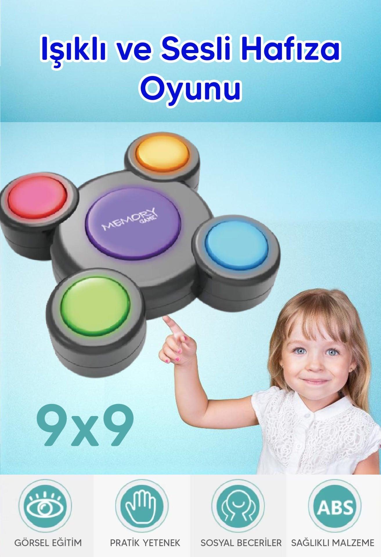 Işıklı ve Sesli Hafıza Oyunu Memory Game