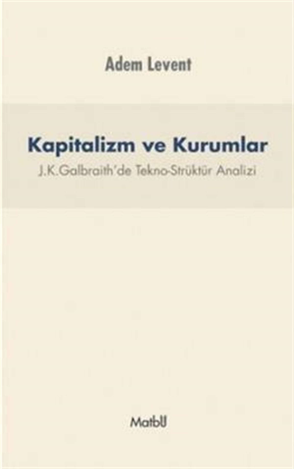 Kapitalizm ve Kurumlar