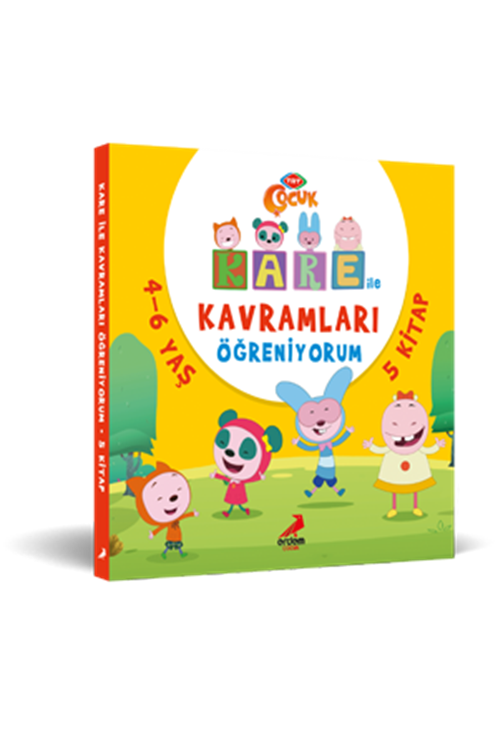 Kare ile Kavramları Öğreniyorum 5 Kitap Set