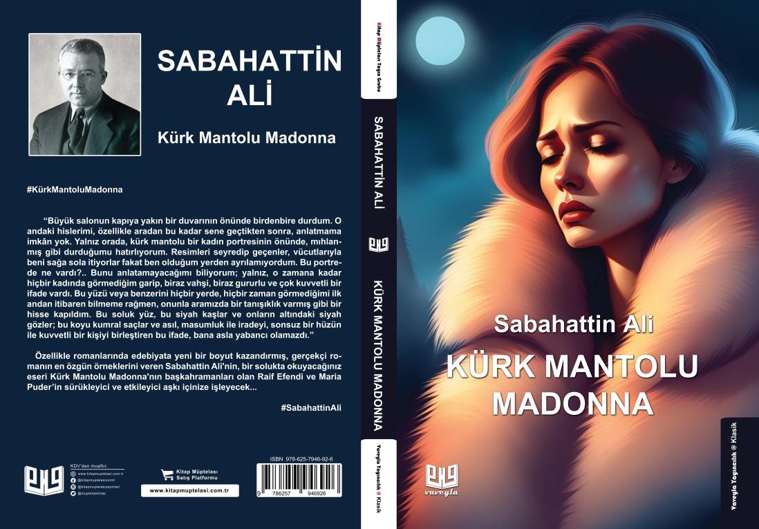 Kürk Mantolu Madonna , Sabahattin Ali , Vaveyla Yayıncılık , 9786257946926 ,
